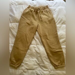 Juicy Couture Beige Tan Sweatpants Rhinestone Diamond Joggers